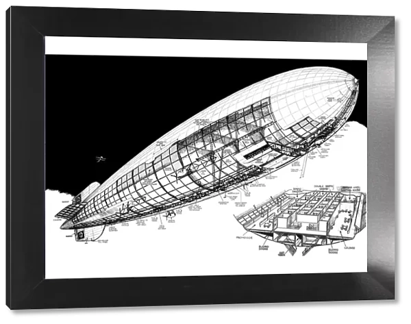 Zeppelin LZ 129 Hindenburg Cutaway