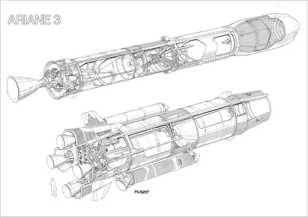 Ariane Tone Side View - 3 Cutaway Drawing