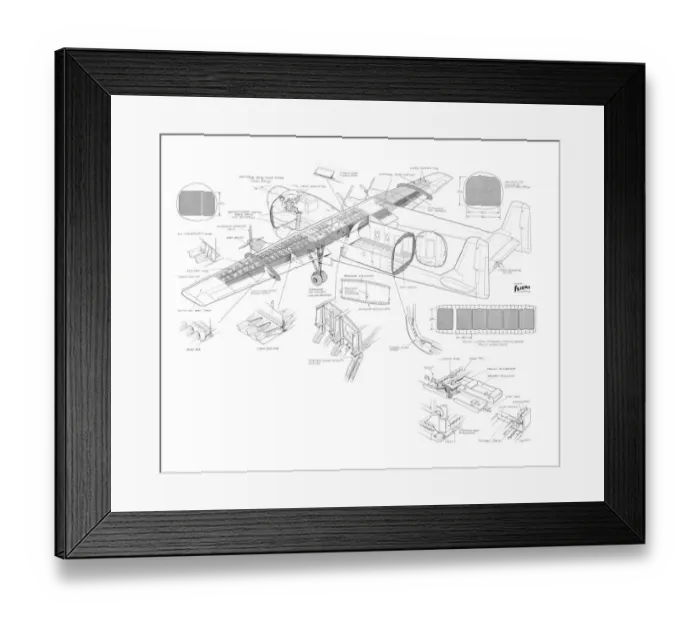 Framed Print : Armstrong Whitworth 220 Argosy Cutaway Drawing Framed Print : Armstrong Whitworth 220 Argosy Cutaway Drawing