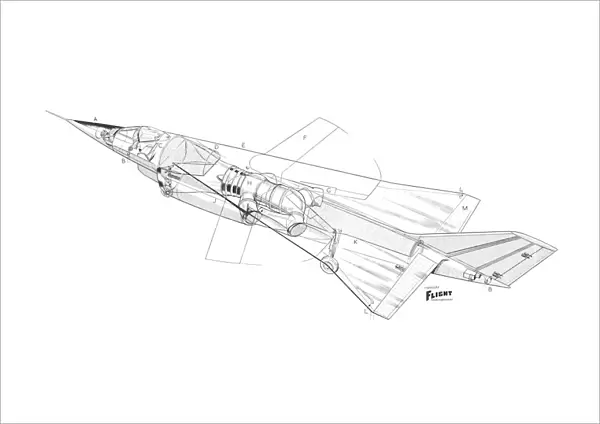 Fokker Alliance vstol aircraft Cutaway Drawing