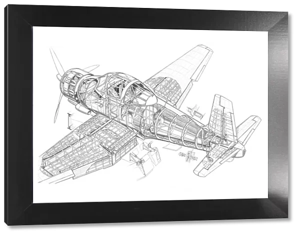Handley Page HPR 2 Cutaway Drawing