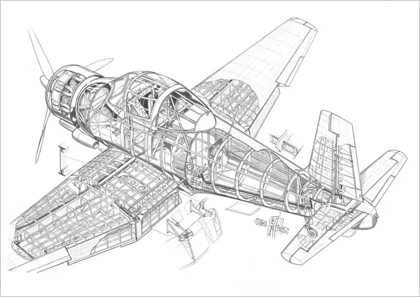 Handley Page HPR 2 Cutaway Drawing