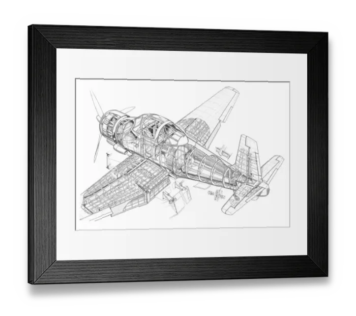 Framed Print : Handley Page HPR 2 Cutaway Drawing Framed Print : Handley Page HPR 2 Cutaway Drawing