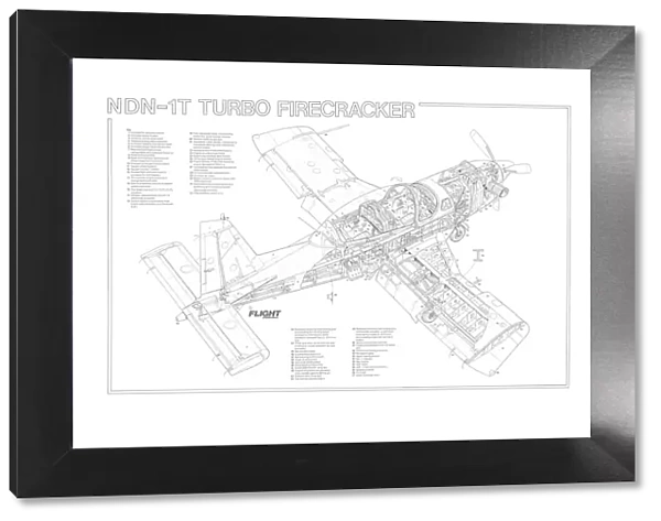 NDN Turbo firecracker ND5 Cutaway Drawing
