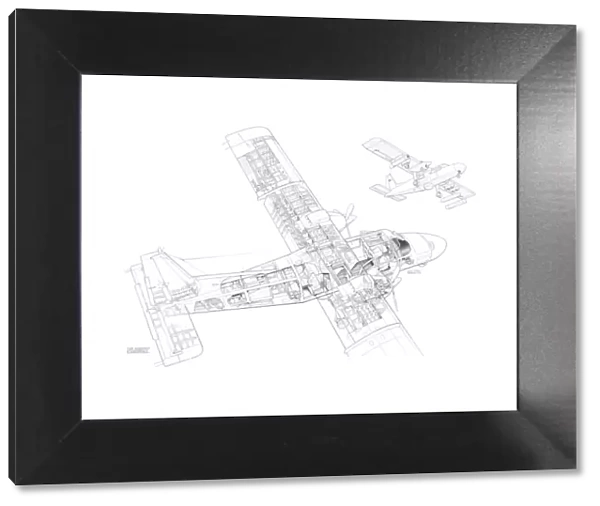 Pilatus Britten Norman Defender 4000 Cutaway Drawing