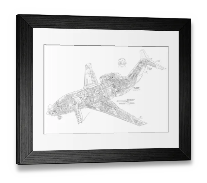 Framed Print : Canadair Challenger Cutaway Drawing Framed Print : Canadair Challenger Cutaway Drawing