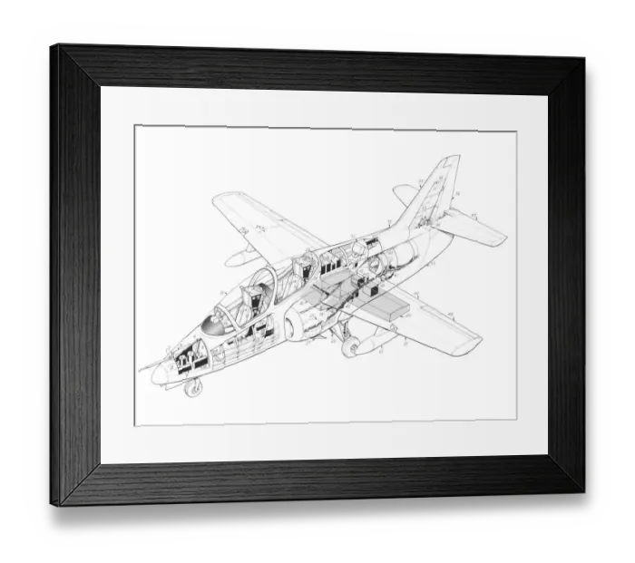 Framed Print : Canadair Regional Jet Cutaway Drawing Framed Print : Canadair Regional Jet Cutaway Drawing