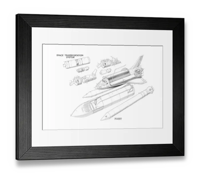 Framed Print : Nasa Space shuttle transportation Cutaway Drawing Framed Print : Nasa Space shuttle transportation Cutaway Drawing