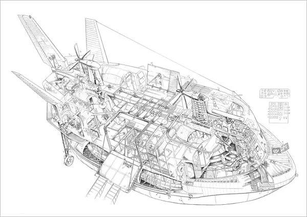 Westland SR-N3 Cutaway Drawing