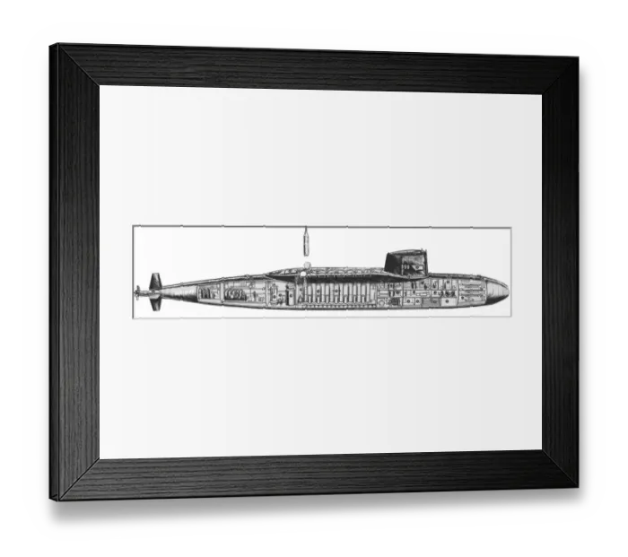 Framed Print : US Navy USS George Washington Cutaway Drawing Framed Print : US Navy USS George Washington Cutaway Drawing