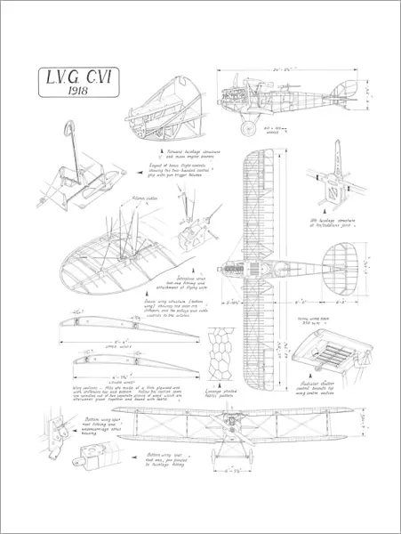 LVG C. VI Cutaway Drawing