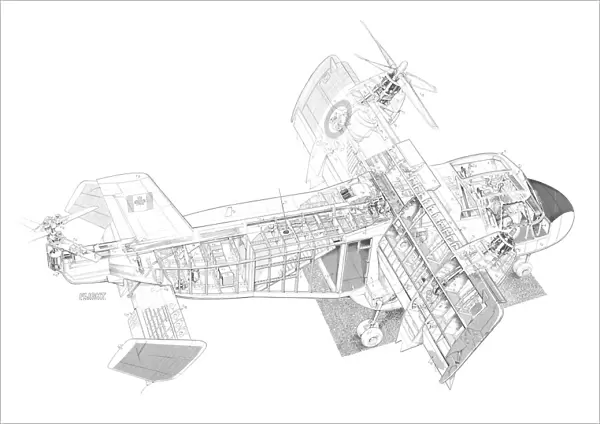 Canadair CL 84-1 Cutaway Drawing