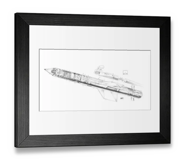 Framed Print : Missile and Space Systems Cutaways Framed Print : Missile and Space Systems Cutaways