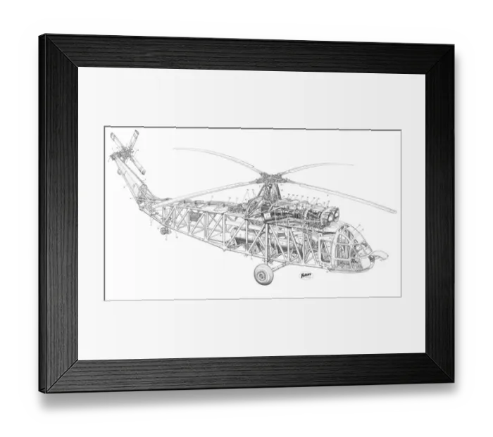 Framed Print : Westland Westminster Cutaway Drawing Framed Print : Westland Westminster Cutaway Drawing