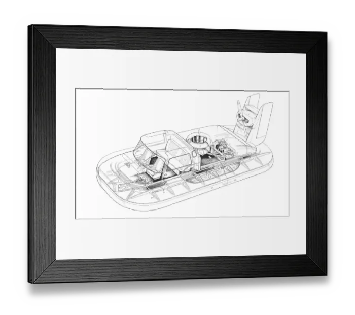 Framed Print : Parkhouse Scorpion Cutaway Drawing Framed Print : Parkhouse Scorpion Cutaway Drawing