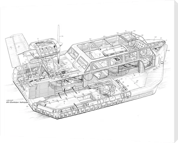 Vickers V. A. 2 Cutaway Drawing