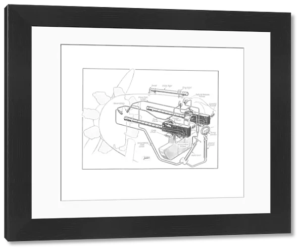 Vickers Gun interruptor Gear Cutaway Drawing