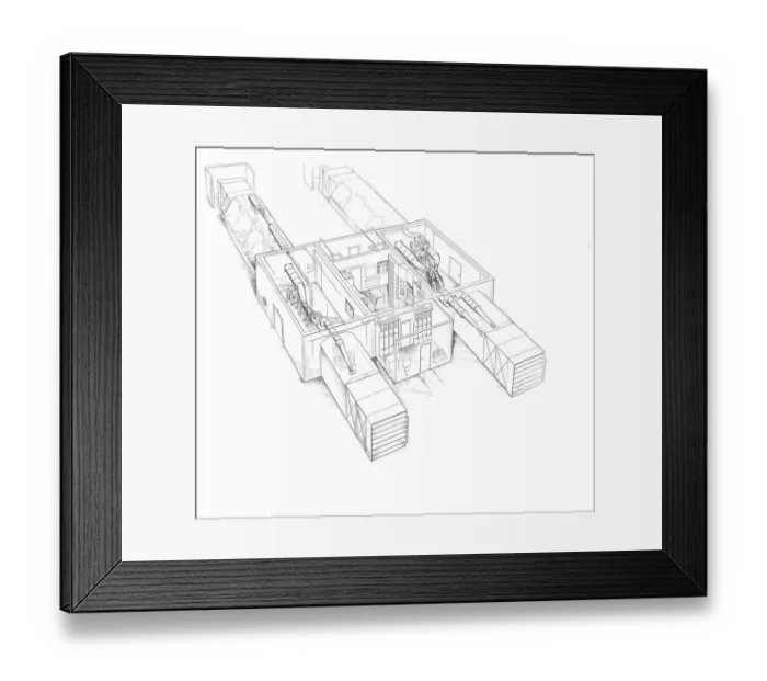 Framed Print : Blackburn Turbomeca Turmo 600 test house Cutaway Drawing Framed Print : Blackburn Turbomeca Turmo 600 test house Cutaway Drawing