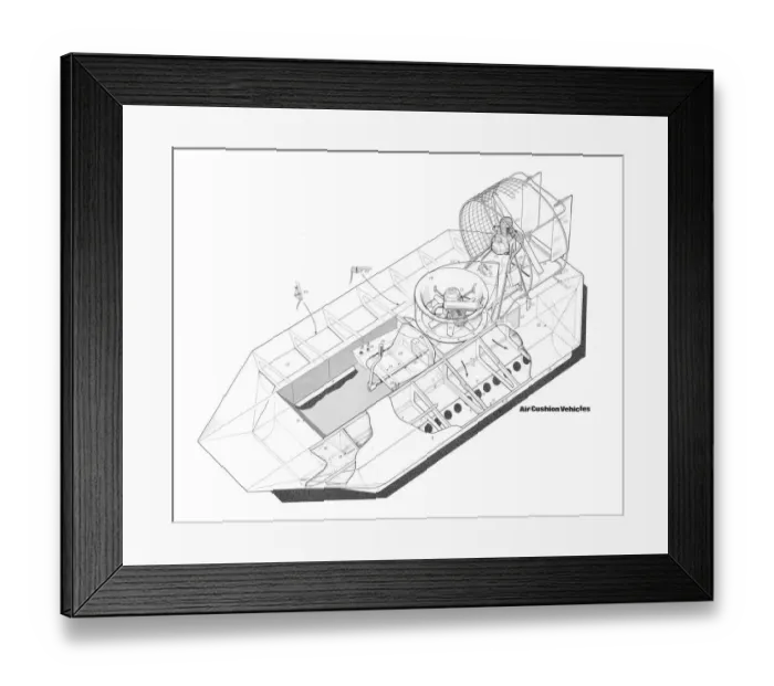Framed Print : Kent Caliban 3 Cutaway Drawing Framed Print : Kent Caliban 3 Cutaway Drawing