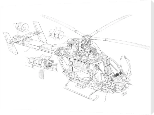 McDonnell Douglas Explorer Cutaway Drawing