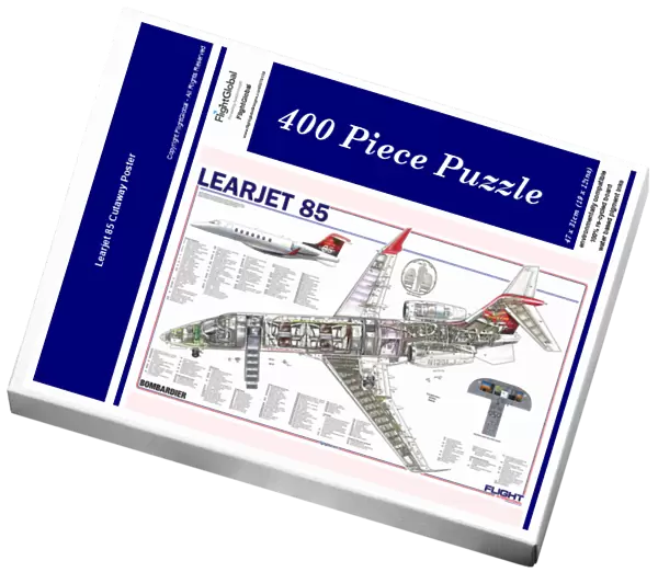 Learjet 85 Cutaway Poster