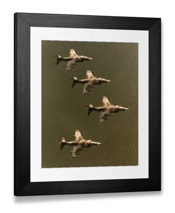 Framed Print : USMC AV-8B Harrier II s Framed Print : USMC AV-8B Harrier II s