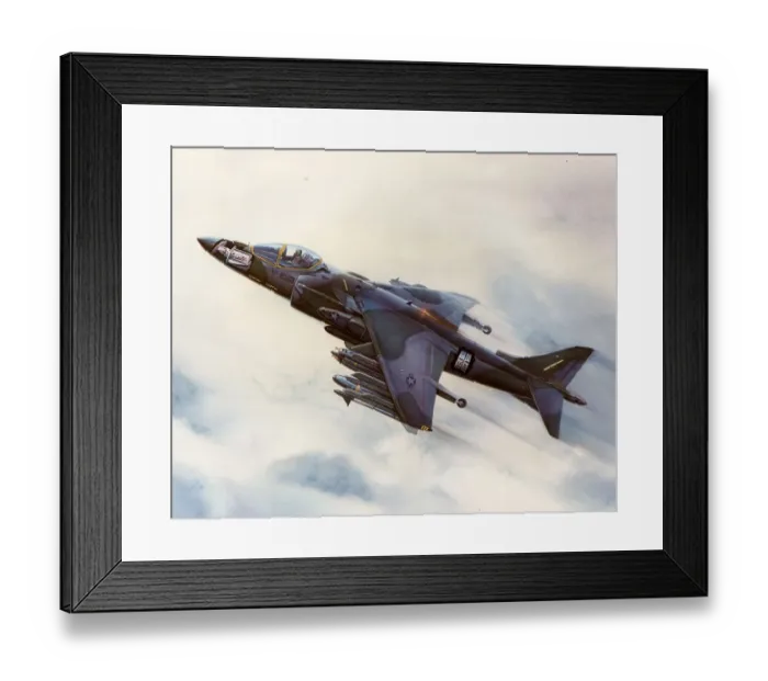 Framed Print : BAE Sea Harrier, 0038