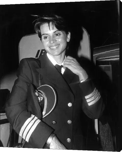 First Woman Piloting a Plane at Iberia Airlines