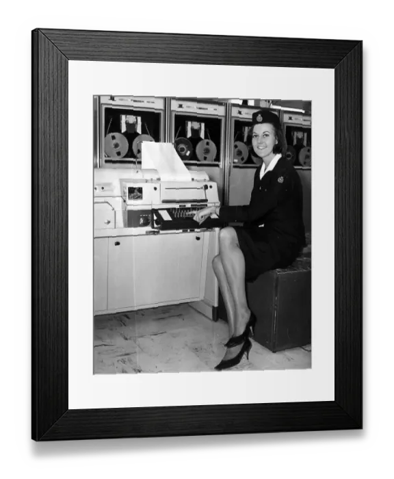 Framed Print : BOACs Newest Glamour Girl Framed Print : BOACs Newest Glamour Girl