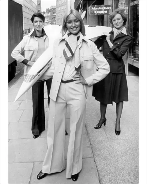 The Concorde look for Stewardesses