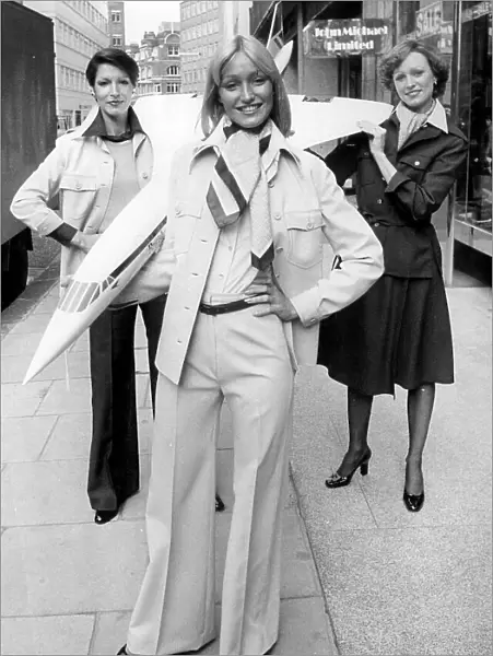The Concorde look for Stewardesses