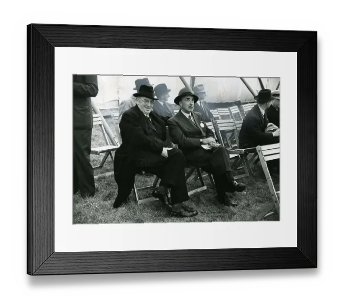 Framed Print : Sir James Barnes and Sir James Robb Framed Print : Sir James Barnes and Sir James Robb