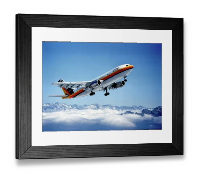 Framed Print : Airbus A300 ascends above the clouds Framed Print : Airbus A300 ascends above the clouds