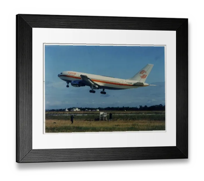 Framed Print : Airbus A300, 00000123 Framed Print : Airbus A300, 00000123