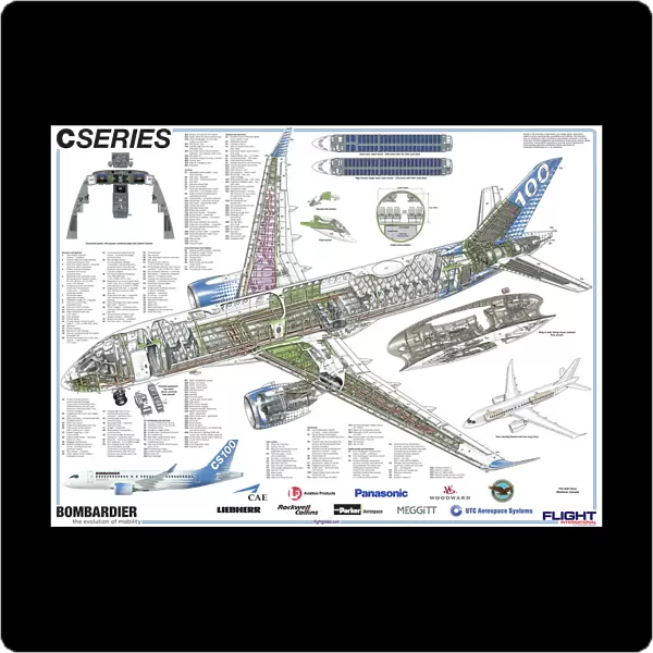 Bombardier C Series Poster for Press Updated