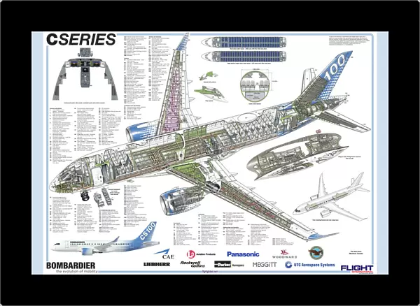 Bombardier C Series Poster for Press Updated