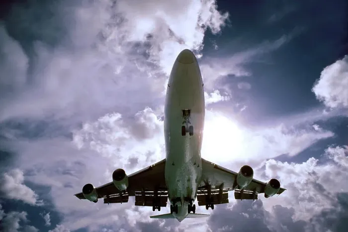 Framed Print : Air France Boeing 747 - 300 St. Maarten N. A. 08 / 2001