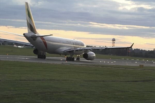 Airbus A330 Emirates at Birmingham Airport