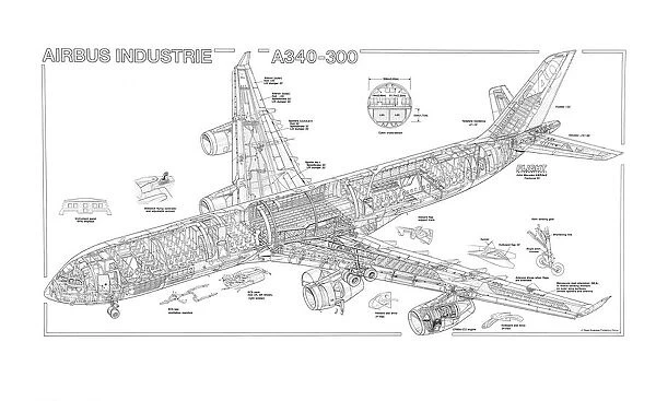 Airbus A340-300 Cutaway (c) Flight