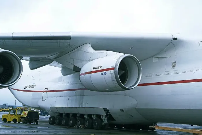 Framed Print : Antonov 225, engine hard point and starboard undercarriage Framed Print : Antonov 225, engine hard point and starboard undercarriage
