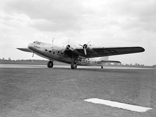 Armstrong Whitworth Ensign G-ADSR Imperial Airways 29 / 04 / 38 Coventry (c) Flight