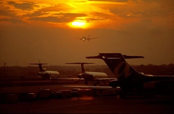 Atlanta Airport sunset