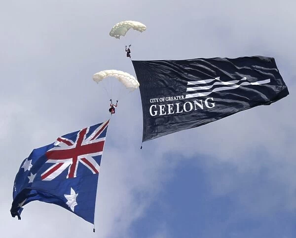 Australian flag and Geelong