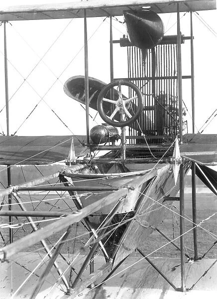Avro 4 Cockpit. Avro 4 triplane cockpit 1910 (c) Flight