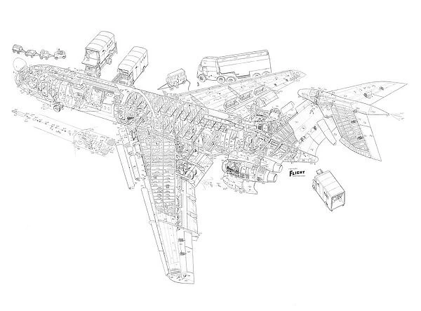 BAC VC10 Operators Cutaway Drawing