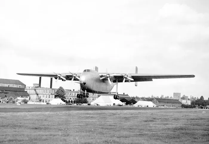 Framed Print : Blackburn Beverley WF320 SBAC 09 / 51 (c) The Flight Collection Not to be reproduced without permission Framed Print : Blackburn Beverley WF320 SBAC 09 / 51 (c) The Flight Collection Not to be reproduced without permission