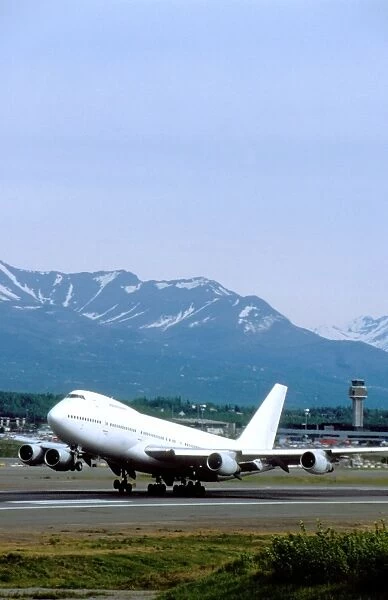 Boeing 747-200 F. atlas air cargo no livery 7402b shaw anchorag
