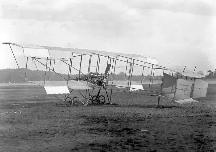 Framed Print : Bristol Boxkite is an improved version of a Henry Farman biplane Framed Print : Bristol Boxkite is an improved version of a Henry Farman biplane