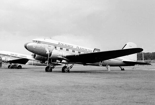 Douglas DC3. Douglas DC-3 Derby Aviation (c) The Flight Collection Not