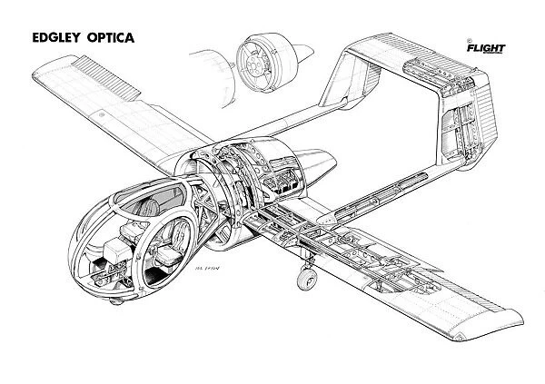 Edgley Optica Cutaway Drawing